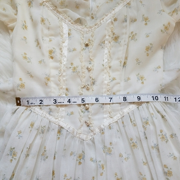 Gunne Sax by Jessica Vintage Maxi Prairie Dress - Picture 7 of 14